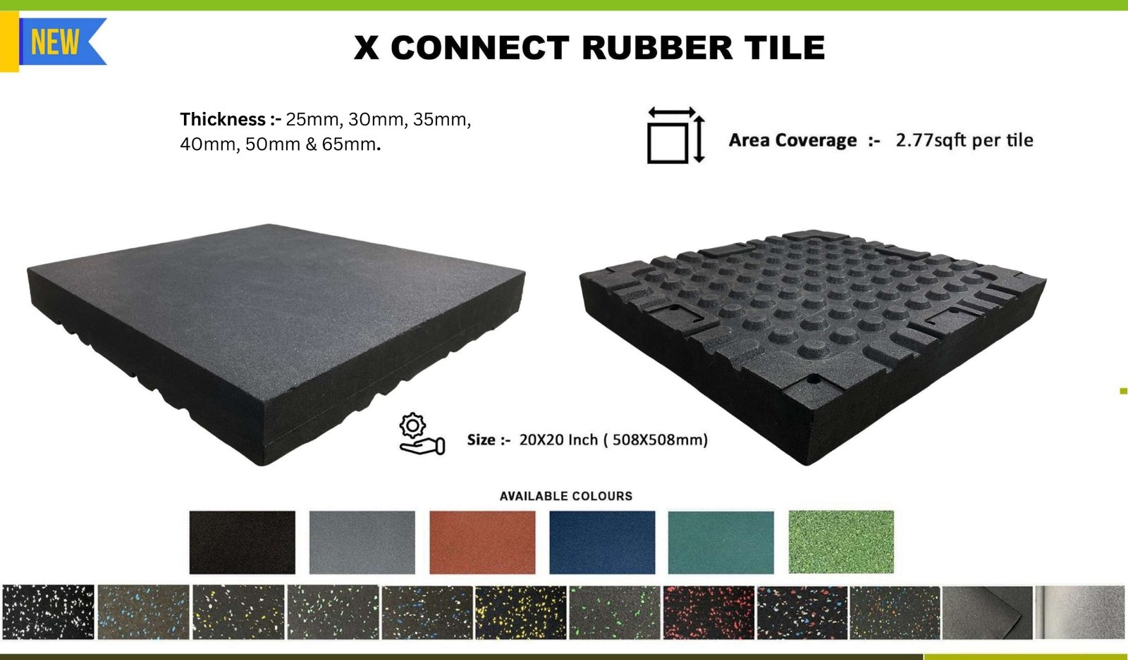 EPDM Playground Thickness Guide